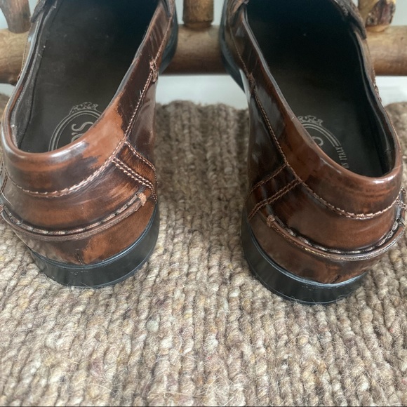 TOD’S Women’s Leather Penny Loafers Sz 38|7 - Picture 11 of 14